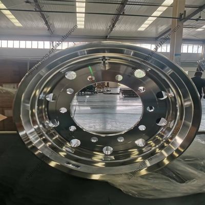 22x8.25 Finition brillante Jante forgée personnalisée pour roues de camions en aluminium Alcoa