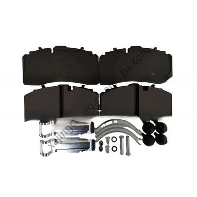 Les plaquettes de frein automobile semi-métalliques WVA29411 exemptes d'amiante et adaptées à WABCO MAXX22