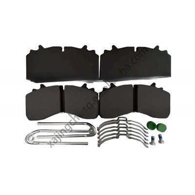 Les plaquettes de frein automobile semi-métalliques WVA29411 exemptes d'amiante et adaptées à WABCO MAXX22