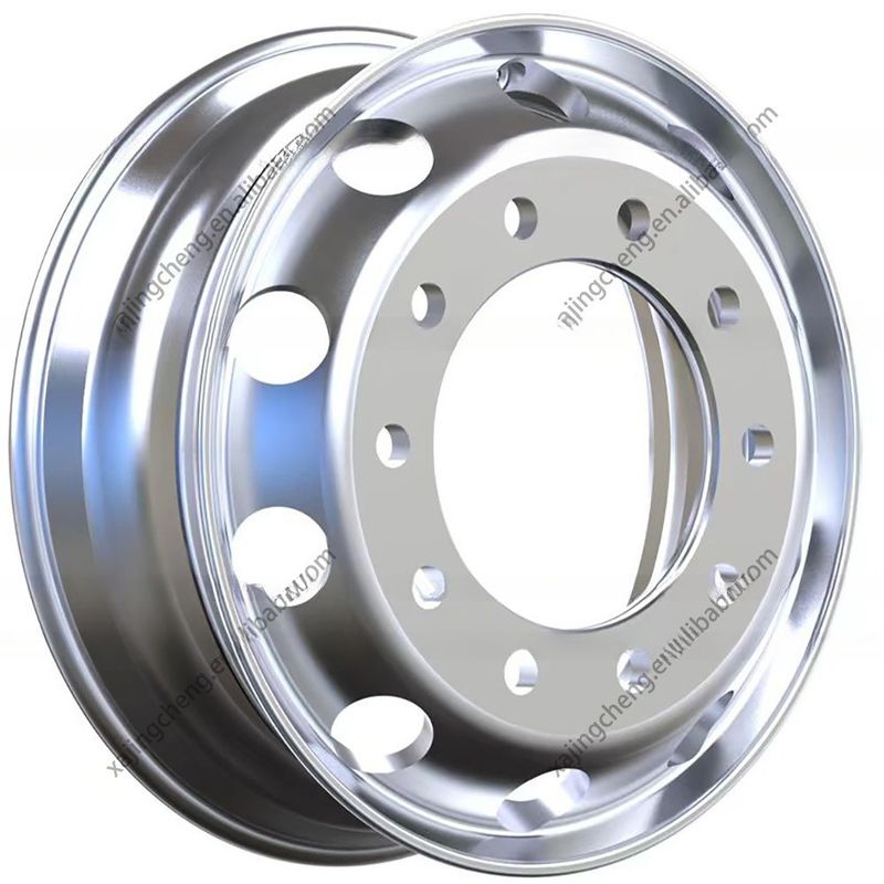 22.5 pouces Peinture de cuisson / Polissage / Passivation roues de camion Jantes pour le modèle de camion de monnaie